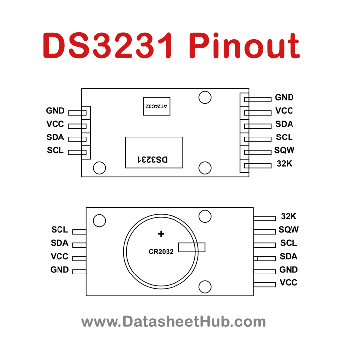 DS3231-RTC-Pinout